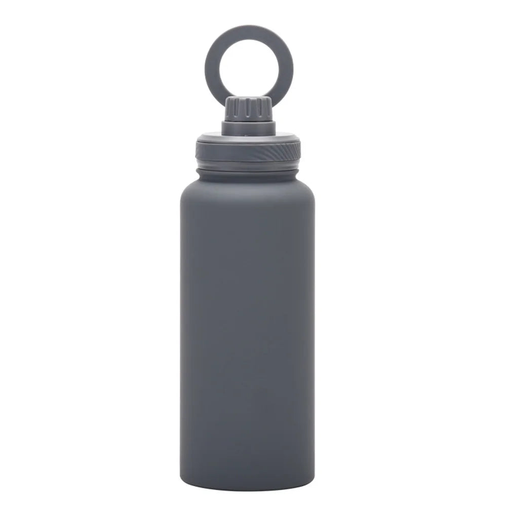 1000ml MagSafe Insulated Water Bottle with 360° Rotating Phone Holder – Stainless Steel Thermal Flask