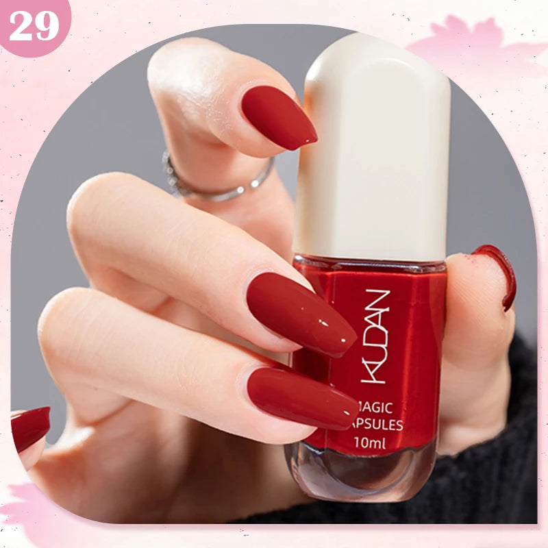 Water-Based Peel Off Nail Polish – 40 Colors, Quick Dry, No Lamp Needed