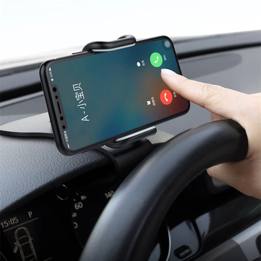 360° Rotatable Car Dashboard Phone Holder – Universal Auto Grip Mount for All Smartphones