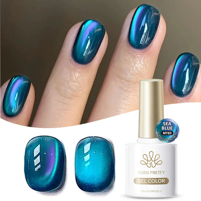 BORN PRETTY Cat Eye Gel Polish – Sunset Gaze Magnetic Crystal Varnish 10ml