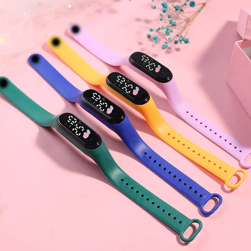 Children's LED Digital Sport Watch – Waterproof Bracelet for Boys & Girls