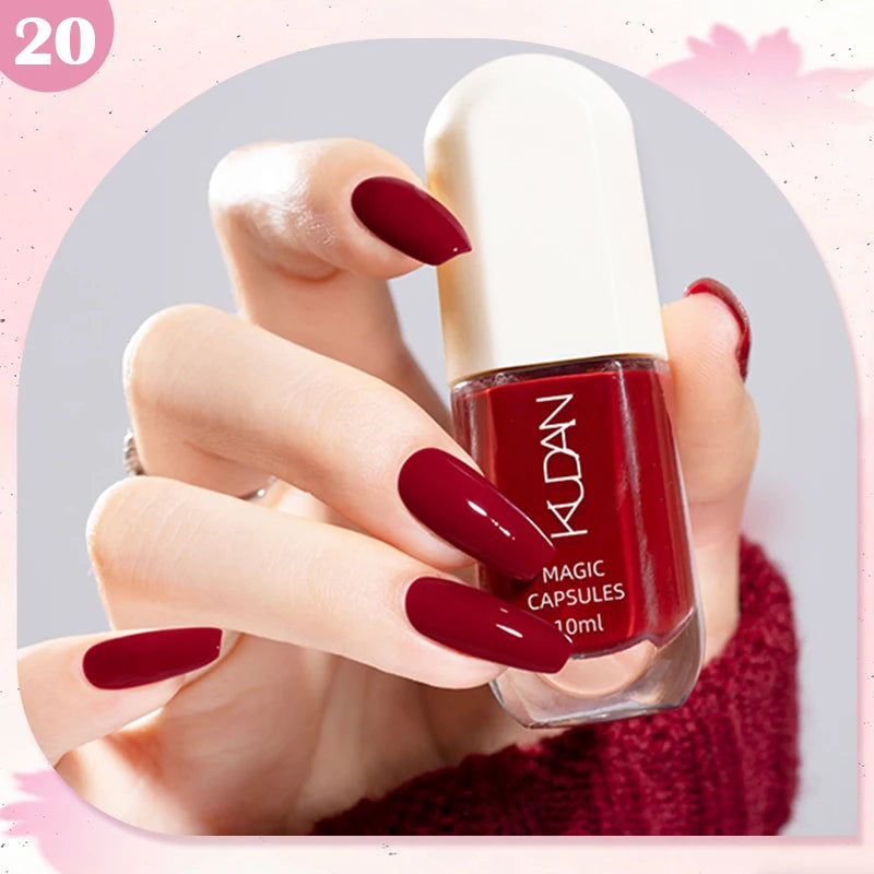 Water-Based Peel Off Nail Polish – 40 Colors, Quick Dry, No Lamp Needed