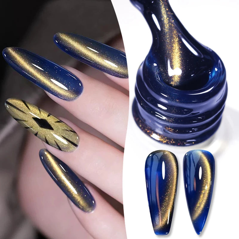 BORN PRETTY Cat Eye Gel Polish – Sunset Gaze Magnetic Crystal Varnish 10ml