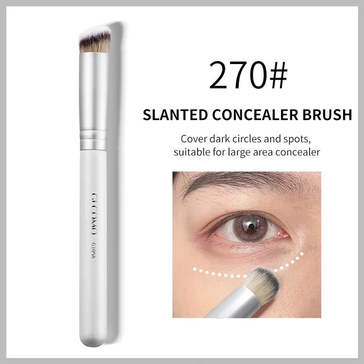 Professional Dense Eye Blending Brush – Soft Synthetic Eyeshadow Brush for Seamless Makeup Application