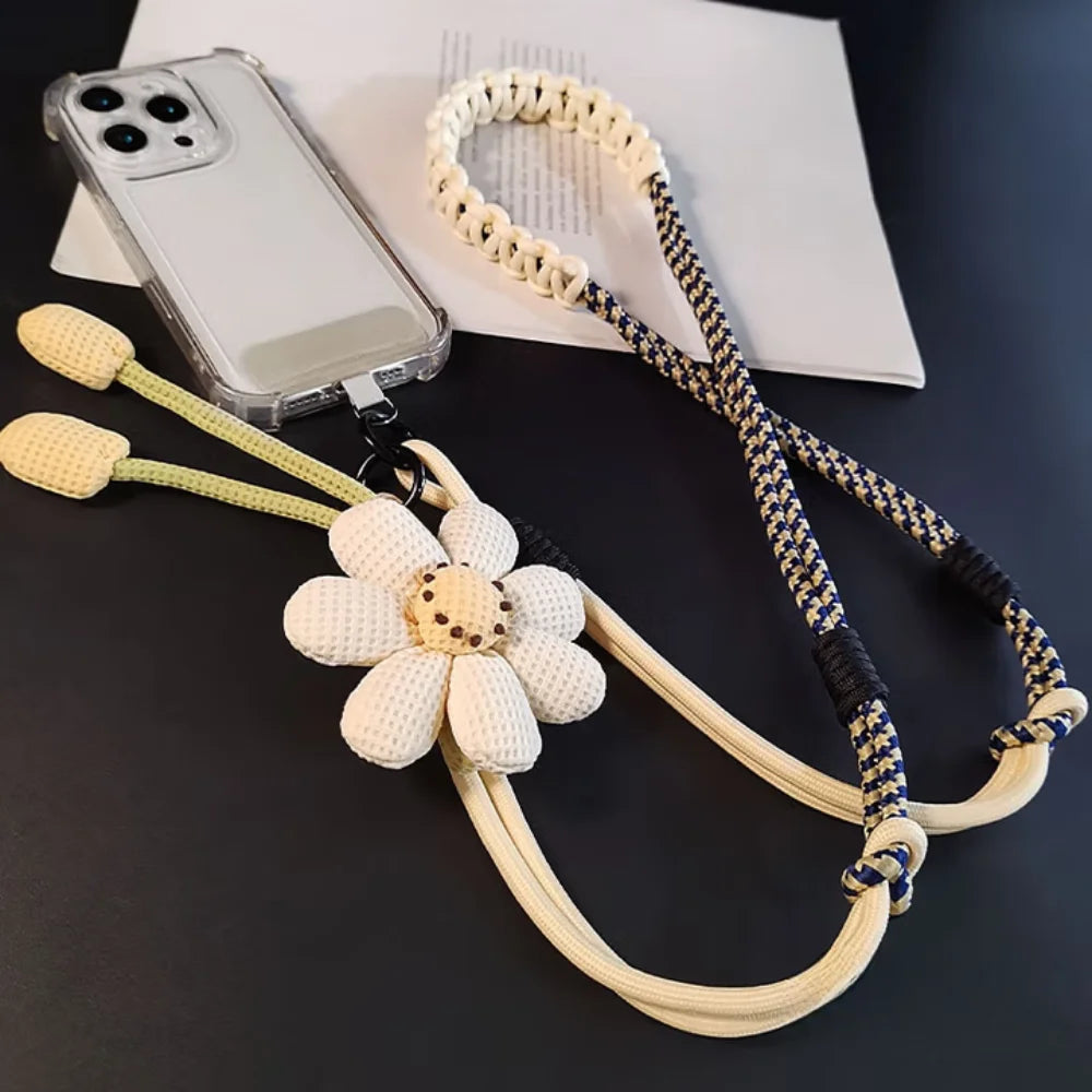 Trendy Phone Wrist Strap & Crossbody Lanyard – Anti-Drop, Elastic & Stylish