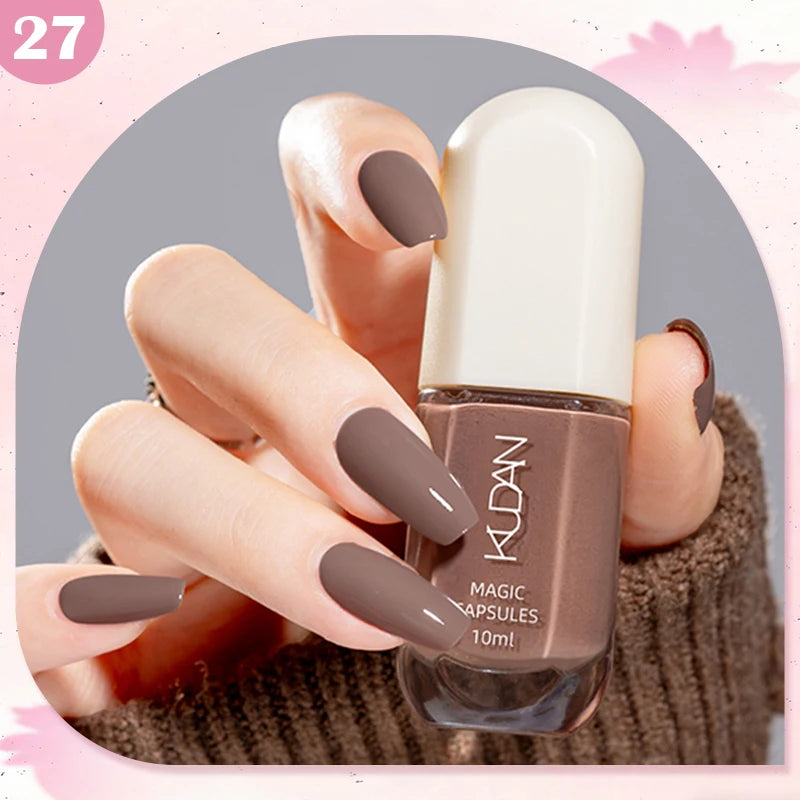 Water-Based Peel Off Nail Polish – 40 Colors, Quick Dry, No Lamp Needed