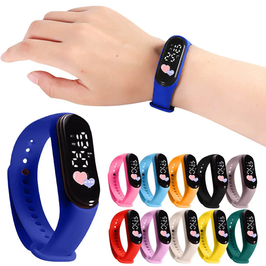 Children's LED Digital Sport Watch – Waterproof Bracelet for Boys & Girls