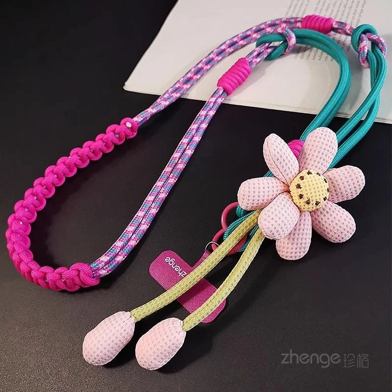 Trendy Phone Wrist Strap & Crossbody Lanyard – Anti-Drop, Elastic & Stylish