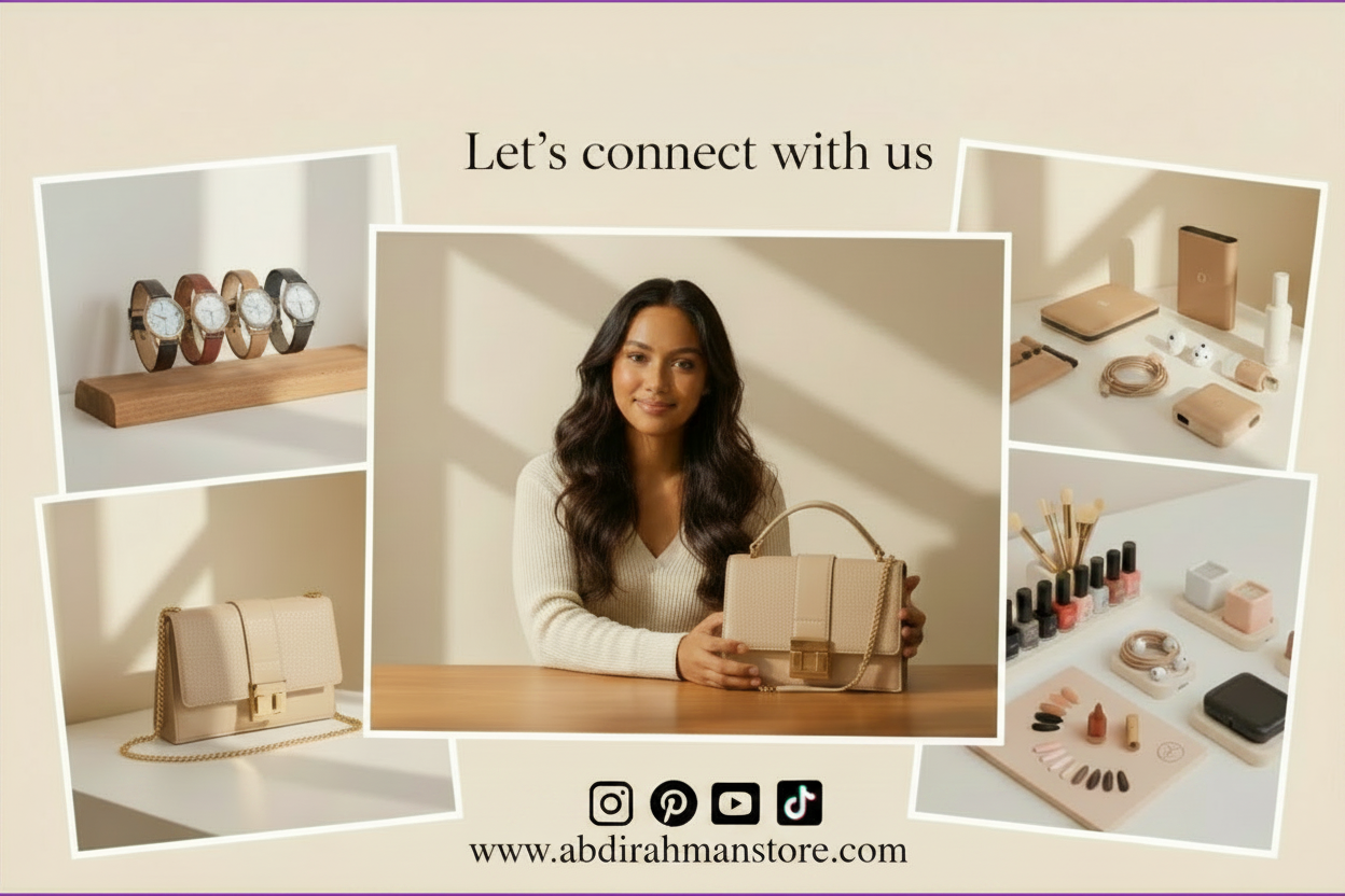 Let's Connect With Us - With Website URL